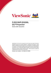 ViewSonic PJD5150 Guia Del Usuario