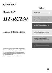 Onkyo HT-RC230 Manual De Instrucciones