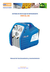 Value VRR12L-OS Manual De Funcionamiento Y Mantenimiento