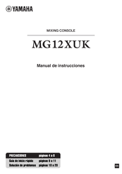 Yamaha MG12XUK Manual De Instrucciones