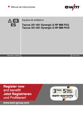 EWM Taurus 351-401 Synergic S HP MM FKG Manual De Instrucciones