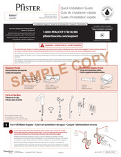 Pfister Kelen LG42-MF1 Guía De Instalación Rápida