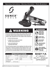 Sunex Tools SX211A Instrucciones De Operación