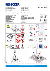 Becker Picchio 2200 Instrucciones Para El Manejo