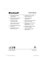 EINHELL TE-CC 2025 UF Manual De Instrucciones