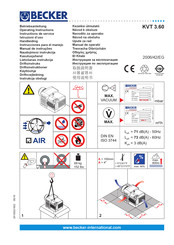 Becker KVT 3.60 Instrucciones Para El Manejo