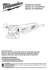 Milwaukee 6117-33D Manual Del Operador