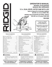 RIDGID R41222 Manual Del Operador