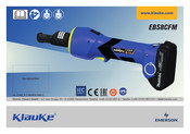 Klauke EBS8CFM Manual De Instrucciones