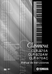 Yamaha CLAVINOVA CLP-970AM Manual De Instrucciones