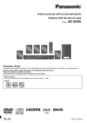 Panasonic SC-XH50 Instrucciones De Funcionamiento