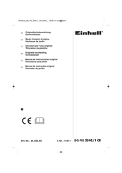 EINHELL 34.305.90 Manual De Instrucciones