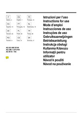 Hotpoint Ariston AG 60 AM IX/HA Instrucciones De Uso