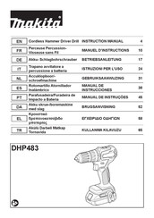 Makita DHP483 Manual De Instrucciones