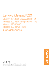 Lenovo ideapad 320-14AST Guia Del Usuario