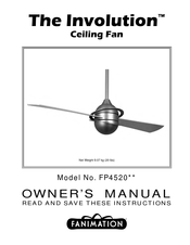 Fanimation The Involution FP4520 Serie Manual Del Propietário