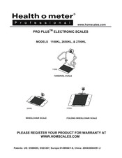 Health O Meter Professional PRO PLUS 2700KL Manual Del Usuario