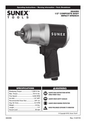 Sunex Tools SX4350 Instrucciones De Operación