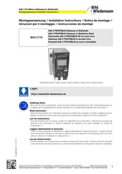 bihl+Wiedemann BWU1774 Instrucciones De Montaje