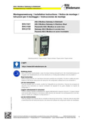 bihl+Wiedemann BWU2150 Instrucciones De Montaje