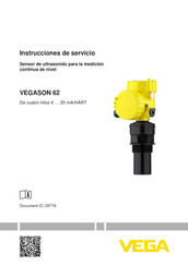 Vega VEGASON 62 Instrucciones De Servicio