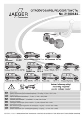 Jaeger 21500644 Instrucciones De Montaje