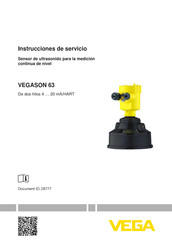 Vega VEGASON 63 Instrucciones De Servicio