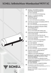 Schell PETIT SC Serie Instrucciones De Montaje