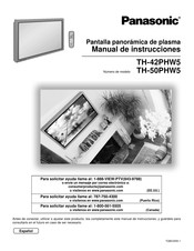 Panasonic TH-42PHW5 Manual De Instrucciones