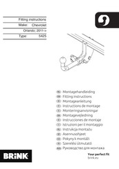 Brink 5425 Instrucciones De Montaje