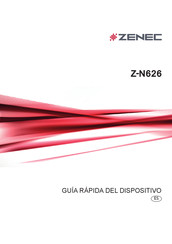 ZENEC Z-N626 Guía Rápida Del Dispositivo