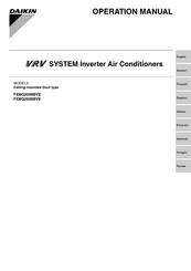 Daikin FXMQ200MBVE Manual De Operación