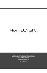 Nostalgia Products HomeCraft CBD5BS Instrucciones