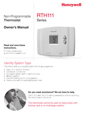 Honeywell RTH111 Serie Manual Del Propietário