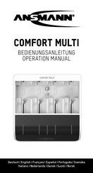 ANSMANN COMFORT MULTI Manual De Operación