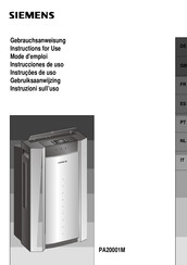 Siemens PA20001M Instrucciones De Uso