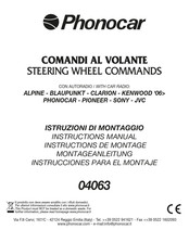 Phonocar 04063 Instrucciones Para El Montaje