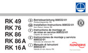 GESTRA RK 86 Instrucciones De Montaje