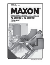 Maxon TUK-A-WAY 72-25H/RO Manual De Mantenimiento