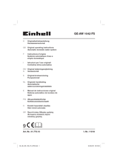 EINHELL GE-AW 1042 FS Manual De Instrucciones