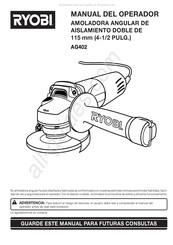 Ryobi AG402 Manual Del Operador