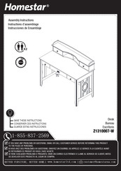 HomeSTAR Z1310007-W Instrucciones De Ensamblaje