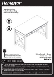 HomeSTAR Z1510470 Instrucciones De Ensamblaje