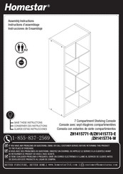 HomeSTAR ZH1415771-R Instrucciones De Ensamblaje