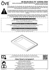 OVE ADENA DSH Manual De Instalación