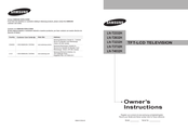 Samsung LN-T4032H Instrucciones Del Propietario