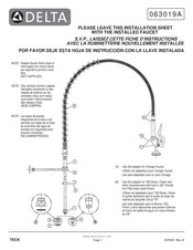 Delta 063019A Manual De Instrucciones