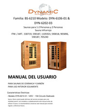 Dynamic Saunas DYN-6106-01 Manual Del Usuario