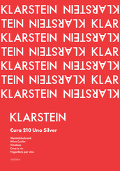 Klarstein Cura 210 Uno Silver Manual Del Usuario