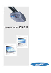 Novoferm Novomatic 553 S III Manual De Instrucciones